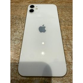 【中古美品】iPhone11 64GB ホワイト SIMフリー MWLU2J/A A505