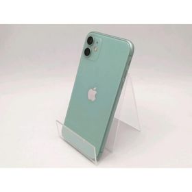 【中古】Apple au 【SIMロックあり】 iPhone 11 256GB グリーン MWMD2J/A【ECセンター】保証期間１ヶ月【ランクC】