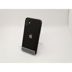 【中古】Apple au 【SIMロック解除済み】 iPhone 11 64GB ブラック MWLT2J/A【三宮センター】保証期間１週間【ランクC】
