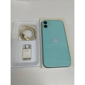 【SIMロックあり】iPhone 11/A2221/64GB/グリーン〈MWLY2J/A〉