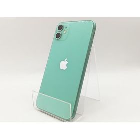 【中古】Apple 国内版 【SIMフリー】 iPhone 11 64GB グリーン MWLY2J/A【福岡筑紫】保証期間１週間【ランクB】