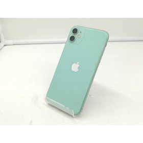 【中古】Apple 国内版 【SIMフリー】 iPhone 11 64GB グリーン MHDG3J/A（後期型番）【札幌】保証期間１週間【ランクC】