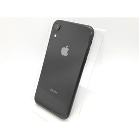 【中古】Apple au 【SIMロック解除済み】 iPhone XR 64GB ブラック MT002J/A【スマーク伊勢崎】保証期間１ヶ月【ランクC】