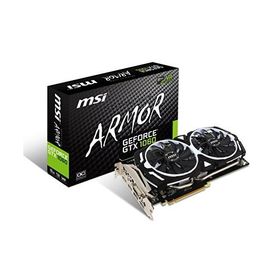 MSI Computer GTX 1060 ARMOR 6G OCV1 NVIDIA GeForce GDDR5 DVI/2HDMI/2Di