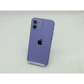 【中古】Apple au 【SIMロック解除済み】 iPhone 12 64GB パープル MJNH3J/A【広島】保証期間１ヶ月【ランクC】