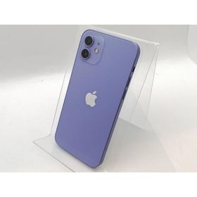 【中古】Apple au 【SIMロック解除済み】 iPhone 12 64GB パープル MJNH3J/A【津田沼】保証期間１ヶ月【ランクC】