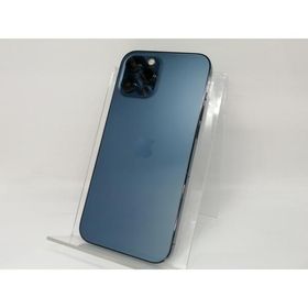 【中古】Apple docomo 【SIMロック解除済み】 iPhone 12 Pro Max 128GB パシフィックブルー MGCX3J/A【東池袋1丁目】保証期間１ヶ月【ランクC】