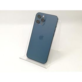 【中古】Apple docomo 【SIMロック解除済み】 iPhone 12 Pro Max 128GB パシフィックブルー MGCX3J/A【秋葉4号】保証期間１ヶ月【ランクC】