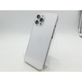 【中古】Apple docomo 【SIMロック解除済み】 iPhone 12 Pro Max 128GB シルバー MGCV3J/A【柏】保証期間１ヶ月【ランクC】