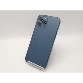 【中古】【赤ロム保証あり】Apple 楽天モバイル 【SIMフリー】 iPhone 12 Pro Max 256GB パシフィックブルー MGD23J/A【広島本通】保証期間１ヶ月【ランクB】