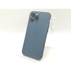 【中古】Apple 楽天モバイル 【SIMフリー】 iPhone 12 Pro Max 256GB パシフィックブルー MGD23J/A【秋葉4号】保証期間１ヶ月【ランクA】