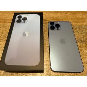 【中古美品】iPhone13ProMax 128GB シエラブルー SIMフリー MLJ73J/A A489