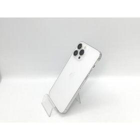 【中古】Apple au 【SIMフリー】 iPhone 13 Pro Max 128GB シルバー MLJ53J/A【京都】保証期間１ヶ月【ランクC】