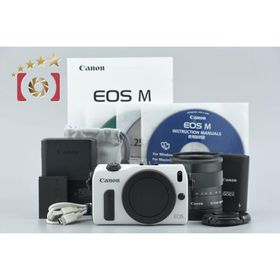 【中古】Canon キヤノン EOS M EF-M 18-55 IS STM レンズキット ホワイト