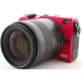 キヤノン ミラーレス CANON EOS M2 レッド レンズキット 中古 美品 Wi-Fi搭載 新品SDカード付き スマホに送れる 届いてすぐに使える 動画撮影 長期保証