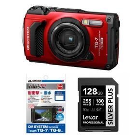 [新品]【お買い得セット】OM SYSTEM オーエムシステム Tough TG-7 レッド