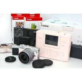 【全額返金保証】並品｜キヤノン EOS M100 リミテッドピンクフォトキット CA01-R5658-2E5