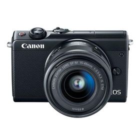 Canon ミラーレス一眼カメラ EOS M100 EF-M15-45 IS STM レンズキット(ブラック) EOSM100BK1545ISSTML