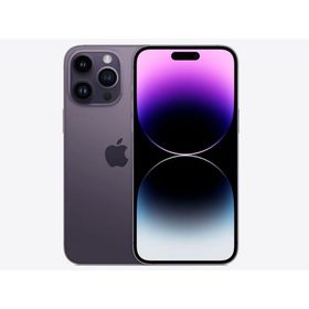 「新品 未開封品 」SIMフリー iPhone14 Pro Max 128GB ディープパープル ※赤ロム保証 [JAN:4549995360769][MQ993J/A][14promax-128gb-purple-0]