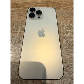 【中古正常品】iPhone14ProMax 256GB ゴールド 正規SIMフリー MQ9W3ZP/A A322