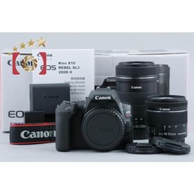 【中古】Canon キヤノン EOS Kiss X10 ダブルズームキット シャッター回数僅少 元箱付き