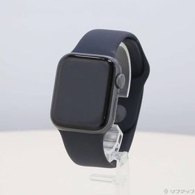〔中古〕Apple(アップル) Apple Watch Series 6 GPS 40mm スペースグレイアルミニウムケース ブラックスポーツバンド〔262-ud〕