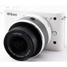 ミラーレス ニコン Nikon 1 J1 ホワイト レンズキット 中古 美品 新品SDカード付き 届いてすぐに使える コンパクト 手振れ補正