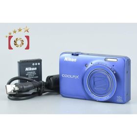 【中古】Nikon ニコン COOLPIX S6300 スタイリッシュブルー コンパクトデジタルカメラ