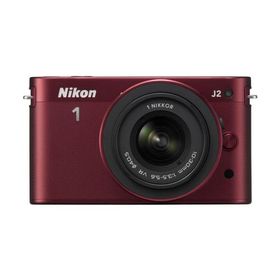 Nikon ミラーレス一眼カメラ Nikon 1 (ニコンワン) J2 標準ズームレンズキット レッド N1J2HLKRD