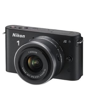ニコン Nikon 1 J2 レンズキット ブラック ミラーレス カメラ レンズ 中古