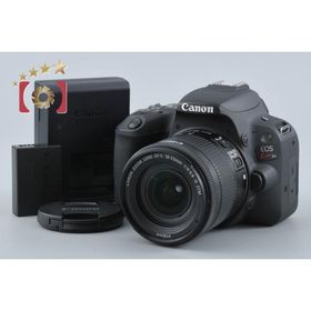 【中古】Canon キヤノン EOS Kiss X9 EF-S 18-55 IS STM レンズキット ブラック シャッター回数僅少