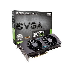 EVGA GeForce GTX 970 SSC ACX 2.0+ 4GB GDDR5 256bit, DVI-I, DVI-D, HDMI, DP SLI Ready Graphics Card 04G-P4-3975-KR 並行輸入