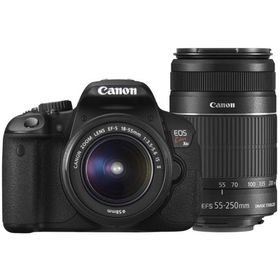 Canon デジタル一眼レフカメラ EOS Kiss X6i ダブルズームキット EF-S18-55ｍｍ/EF-S55-250ｍｍ付属 KI