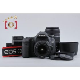 【中古】Canon キヤノン EOS 60D ダブルズームキット シャッター回数僅少