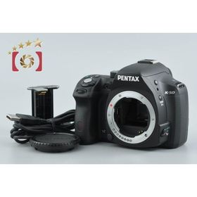 【中古】PENTAX ペンタックス K-50 ブラック デジタル一眼レフカメラ
