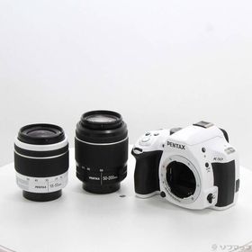 〔中古〕PENTAX(ペンタックス) K-50 (ホワイト)ダブルズームキット (1628万画素／SDXC)〔198-ud〕