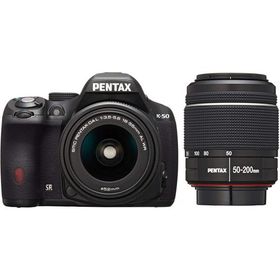 PENTAX K-50 ダブルズームキット ブラック 良品 動作確認済み 1ヶ月保証付 初心者向け
