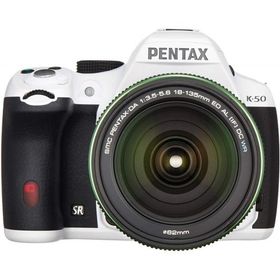 PENTAX K-50 18-135mmWRレンズキット ホワイト 良品 動作確認済み 1ヶ月保証付 初心者向け