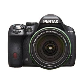 RICOH デジタル一眼レフ PENTAX K-50 DA18-135mmWRレンズキット ブラック K(中古品)