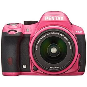 RICOH デジタル一眼レフ PENTAX K-50 DAL18-55mmWRレンズキット ピンク K-50 L18-55WR KIT PI