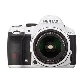 中古 １年保証 美品 PENTAX K-50 DAL 18-55mm WR ホワイト