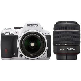 中古 １年保証 美品 PENTAX K-50 ダブルズームキット ホワイト