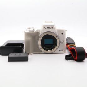 【シャッター回数：1000】Canon EOS kiss M ボディホワイト〔Canon EF-Mマウント〕