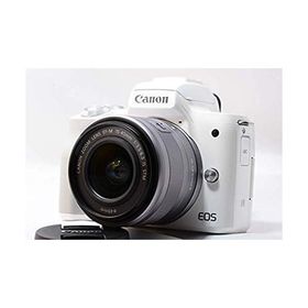 Canon EOS Kiss M ホワイト 良品 動作確認済み 1ヶ月保証付 小型軽量 ミラーレス