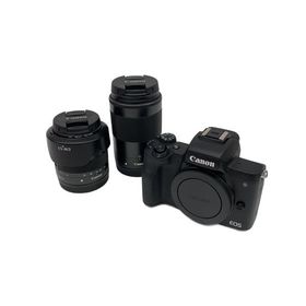CANON◆デジタル一眼カメラ EOS Kiss M ダブルズームキット [ブラック]