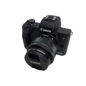 CANON◆デジタル一眼カメラ EOS Kiss M ダブルズームキット [ブラック]//