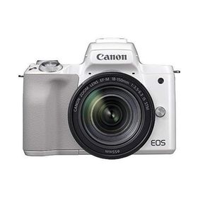 Canon EOS Kiss M EF-M18-150 IS STM レンズキット ホワイト 良品 動作確認済み 1ヶ月保証付 小型軽量 ミラーレス