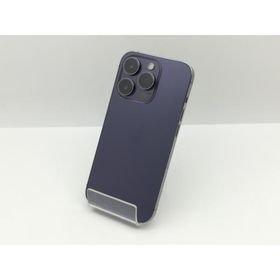 【中古】Apple 国内版 【SIMフリー】 iPhone 14 Pro 128GB ディープパープル MQ0F3J/A【神戸】保証期間１ヶ月【ランクC】