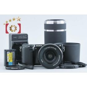 【中古】SONY ソニー α NEX-5T ブラック ダブルズームレンズキット 多言語対応