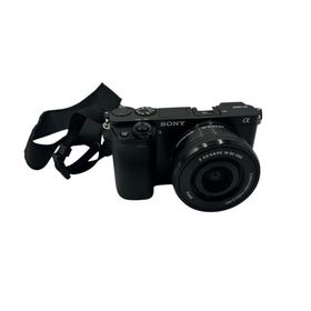 ■ SONY α6000 ILCE-6000 SELP1650 パワーズームレンズキット ブラック ミラーレス一眼 カメラ セット